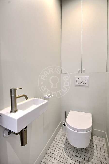 Inodoro Piso amueblado - 50m²  - 2 dormitorios - Châtelet - París