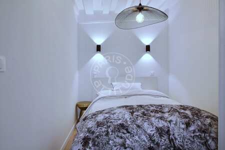 Camera da letto Appartamento arredato - 24m²  - 1 locale - Centre George Pompidou - Parigi
