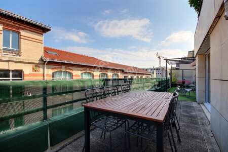 Terrasse Appartement meublé - 98m²  - 3 chambres - Suresnes