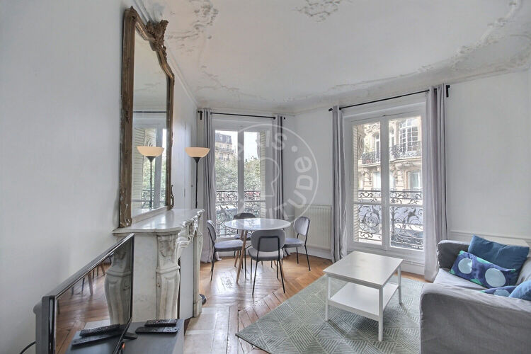 Wohnzimmer - Möblierte 2 Zimmer - Paris 75015 - 14436