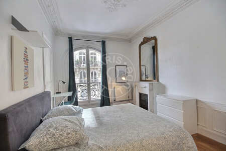 Bedroom Furnished apartment - 58m²  - 2 bedrooms - Pasteur - Paris