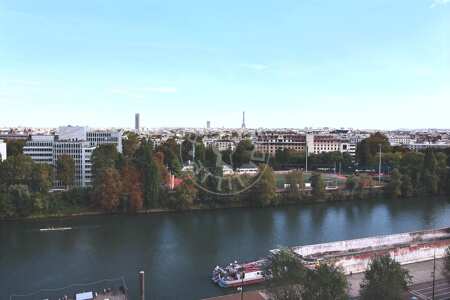 Terrace Furnished apartment - 110m²  - 3 bedrooms - Courbevoie