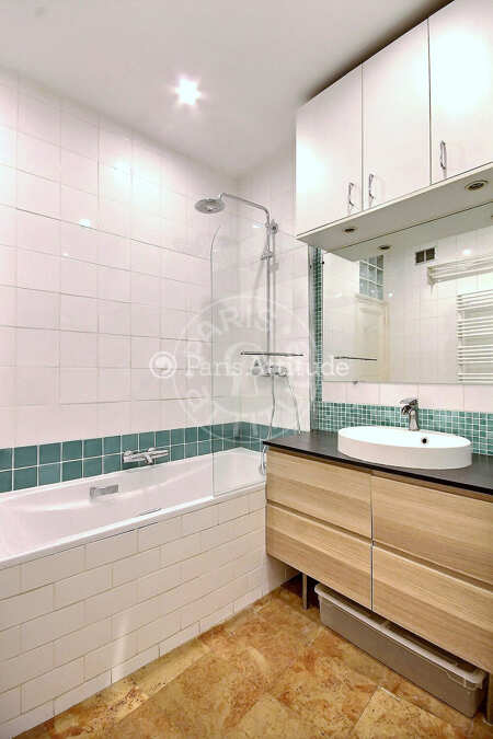 Casa de banho Apartamento mobilado - 85m²  - 2 quartos - Parc Monceau - Paris