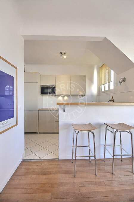 Cuisine Appartement meublé - 67m²  - 1 chambre - Trocadéro - Paris