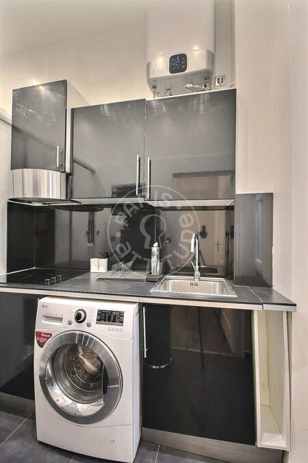 Cocina Estudio amueblado - 22m²  - Tolbiac - París