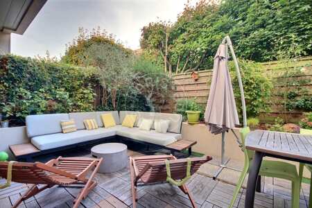 Terrace Furnished apartment - 71m² - 2 bedrooms - Levallois-Perret
