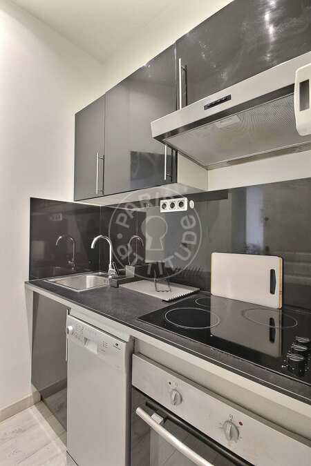 Küche Möblierte studio - 22m²  - Tolbiac - Paris