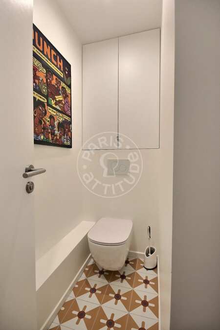 Inodoro Piso amueblado - 36m²  - 1 dormitorio - Porte Maillot / Palais des Congrès - París