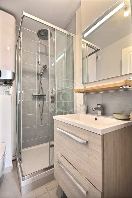 Badezimmer Möblierte wohnung - 25m²  - 1 Zimmer - Convention - Paris