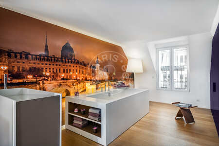 Baño Estudio amueblado - 37m²  - Poissonnière - París