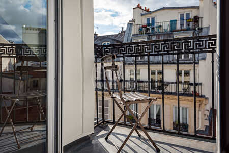Balcón Estudio amueblado - 37m²  - Poissonnière - París