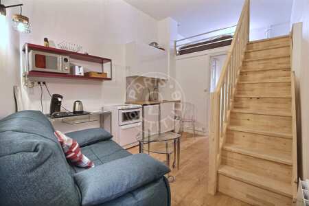 Wohnzimmer Möblierte studio - 18m²  - République - Paris