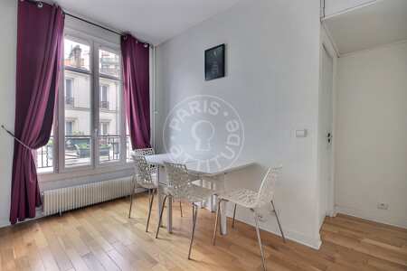 Sala de jantar Apartamento mobilado - 37m²  - 1 quarto - Montmartre / Place des Abbesses - Paris