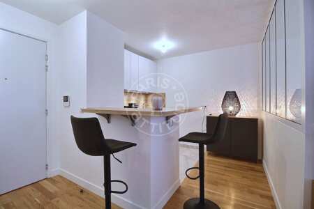 Küche Möblierte wohnung - 38m²  - 1 Zimmer - Oberkampf - Paris