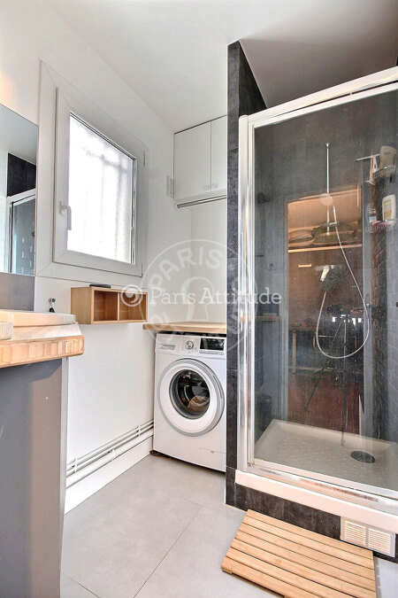 Casa de banho Apartamento mobilado - 32m² - 1 quarto - Alésia - Paris