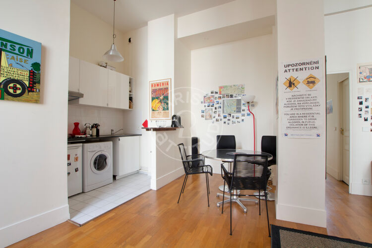 Kitchen - Furnished 1 bedroom - Paris 75003 - 14478