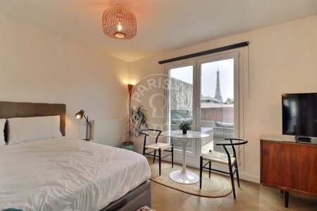 Sala Studio mobilado - 27m²  - Bir-Hakeim - Paris