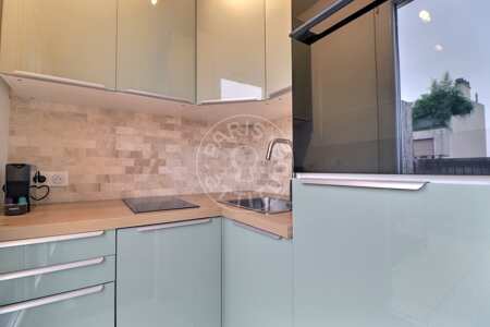 Cozinha Studio mobilado - 27m²  - Bir-Hakeim - Paris