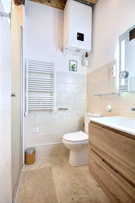 Bathroom Furnished studio - 22m²  - Arts et Métiers - Paris