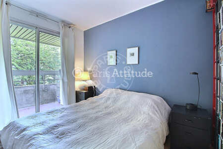 Bedroom Furnished apartment - 60m²  - 1 bedroom - Boulogne-Billancourt