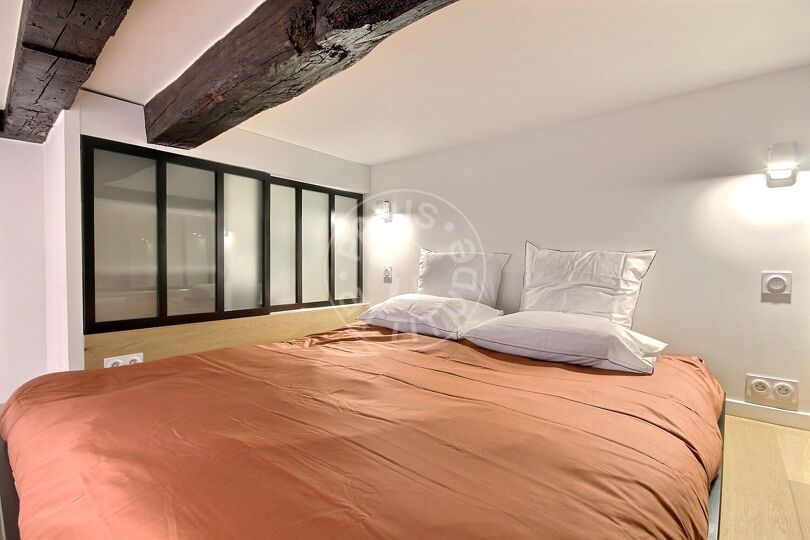 Möblierte Alkovenwohnung - Paris 75004 - 14490