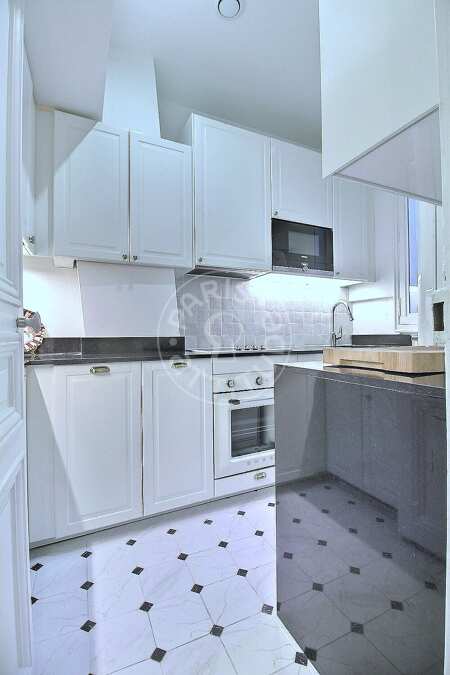 Cucina Appartamento arredato - 93m²  - 3 locali - Trocadéro - Parigi
