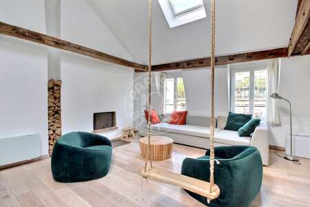 Salotto Appartamento arredato - 82m²  - 2 locali - Strasbourg Saint-Denis - Parigi