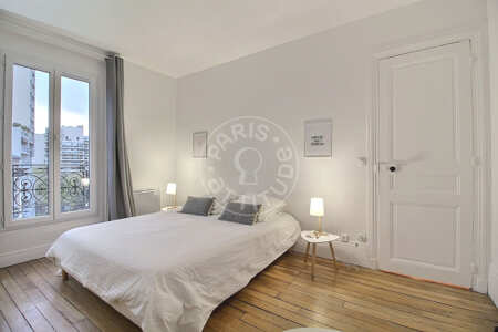 Camera da letto Appartamento arredato - 45m²  - 1 locale - Plaisance / Pernety - Parigi
