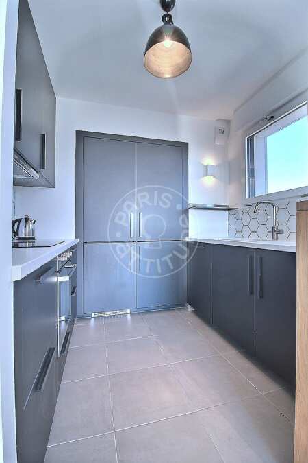 Cozinha Apartamento mobilado - 76m²  - 2 quartos - Suresnes