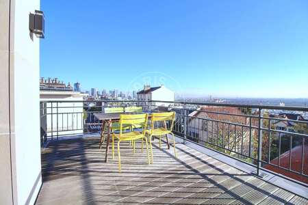 Terraço Apartamento mobilado - 76m²  - 2 quartos - Suresnes