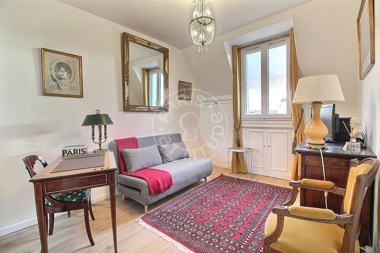 Salon - 1 chambre meublé - Paris 75016 - 14504