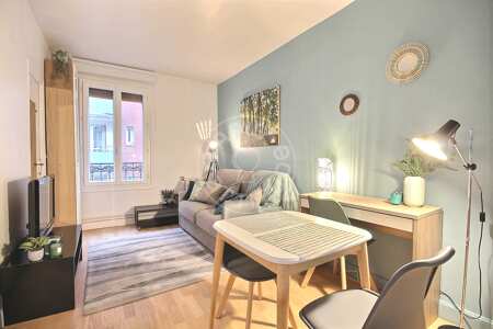 Living room Furnished studio - 18m²  - Montsouris - Paris