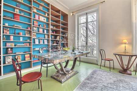 Dining room Furnished apartment - 108m²  - 2 bedrooms - Bastille - Paris