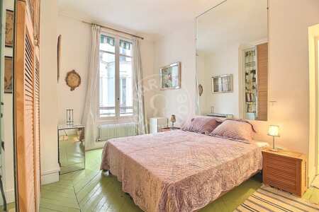 Bedroom Furnished apartment - 108m²  - 2 bedrooms - Bastille - Paris