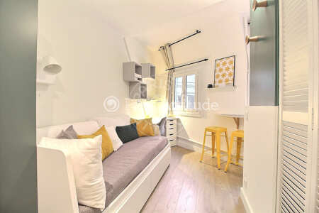 Sala Quitinete mobilado - 13m²  - Neuilly-sur-Seine