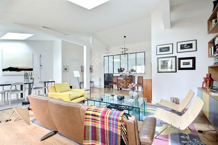 Wohnzimmer - Möblierte 2 Zimmer - Paris 75016 - 14522