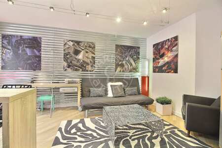 Living room Furnished apartment - 44m²  - 1 bedroom - Bibliothèque François Mitterrand - Paris
