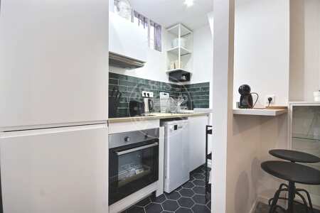 Cozinha Apartamento mobilado - 28m²  - 1 quarto - Montmartre / Place des Abbesses - Paris