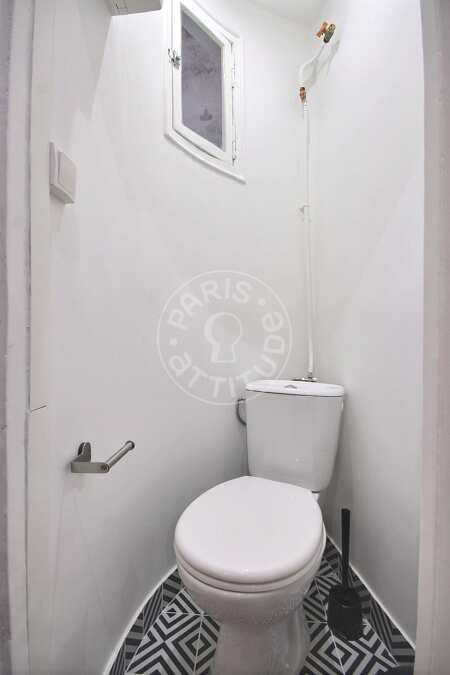 WC Apartamento mobilado - 28m²  - 1 quarto - Montmartre / Place des Abbesses - Paris