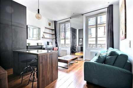 Salón Piso amueblado - 45m²  - 1 dormitorio - Montorgueil - París