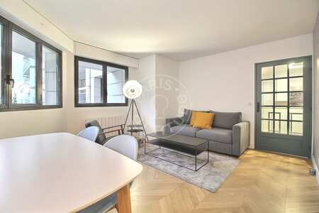 Wohnzimmer Möblierte wohnung - 46m²  - 1 Zimmer - Bir-Hakeim - Paris