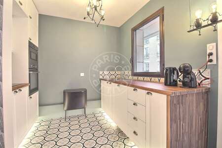 Küche Möblierte wohnung - 46m²  - 1 Zimmer - Bir-Hakeim - Paris