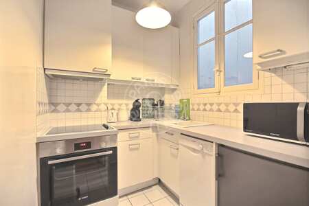 Cozinha Apartamento mobilado - 43m²  - 1 quarto - Convention - Paris