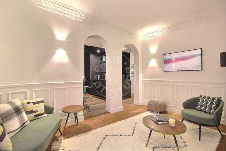 Salotto Appartamento arredato - 32m²  - 1 locale - Oberkampf - Parigi