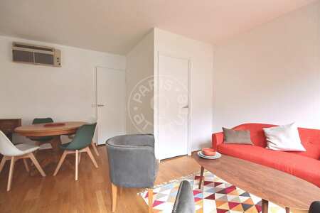 Salón Piso amueblado - 46m²  - 1 dormitorio - Poissonnière - París