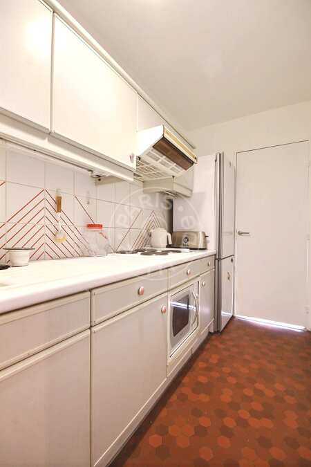 Cocina Piso amueblado - 46m²  - 1 dormitorio - Poissonnière - París