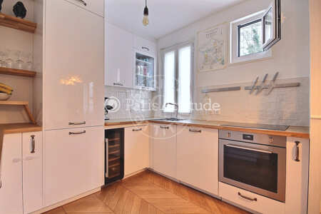 Cozinha Apartamento mobilado - 56m²  - 2 quartos - Montmartre / Place des Abbesses - Paris
