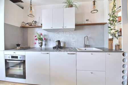 Cozinha Studio mobilado - 32m²  - Le Marais - Paris
