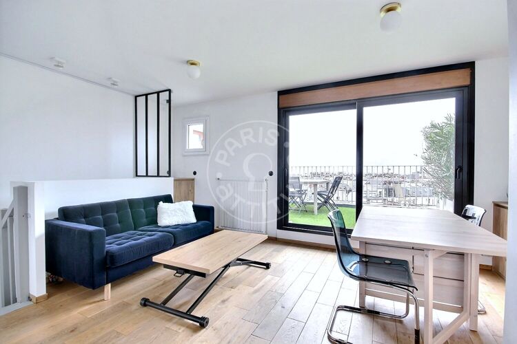 Salotto - 3 locali arredato - Parigi 75018 - 14562