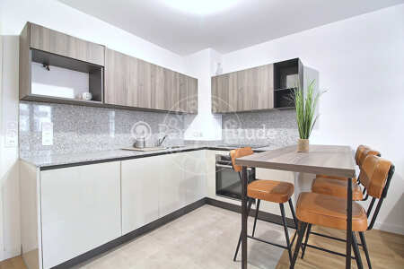 Cozinha Apartamento mobilado - 41m²  - 1 quarto - Daumesnil - Paris